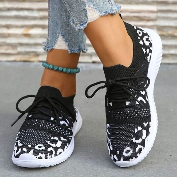 SHEIN Leopard Cheetah sneakers - Picture 1 of 4